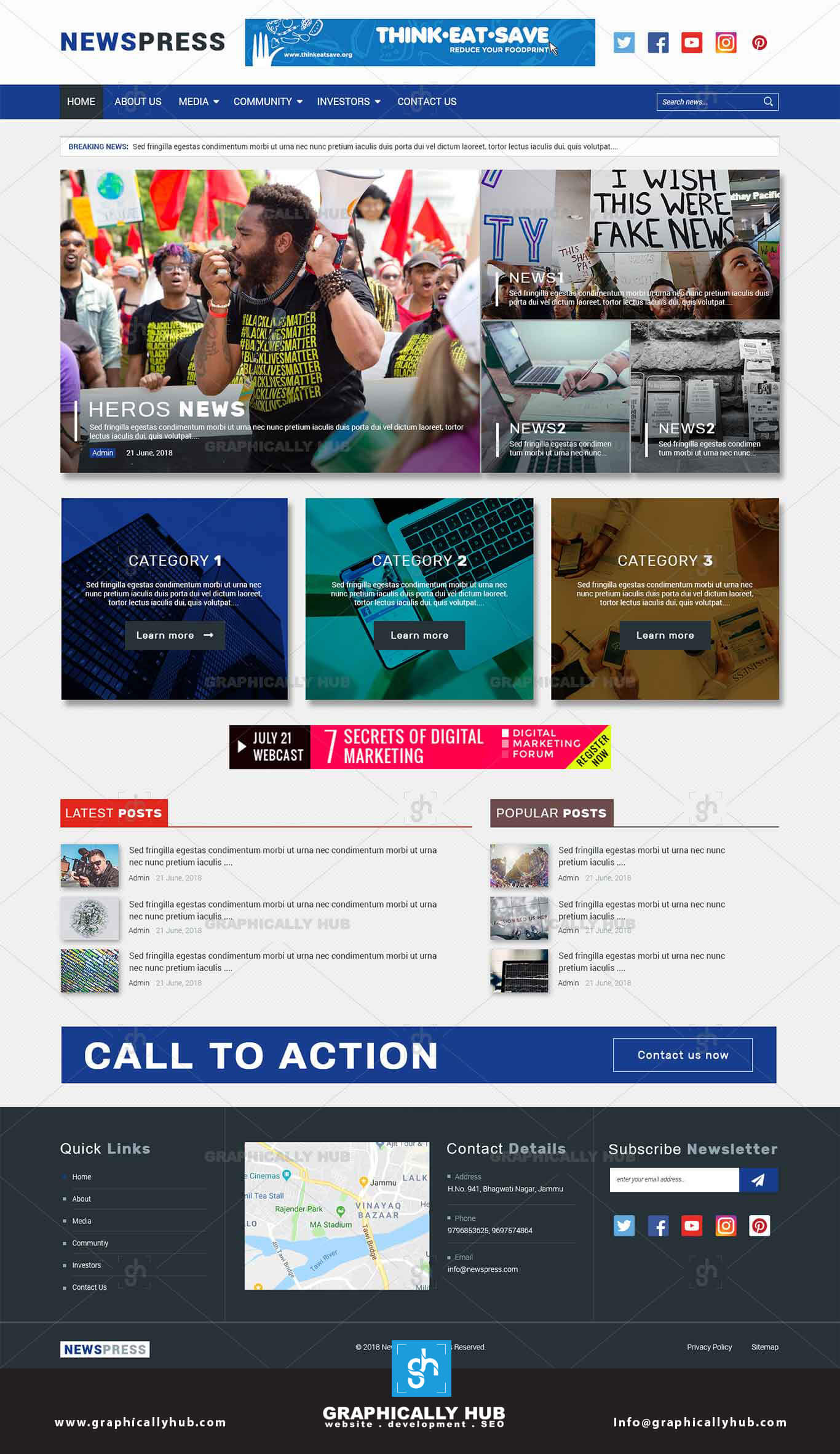 News Press Media Flyer